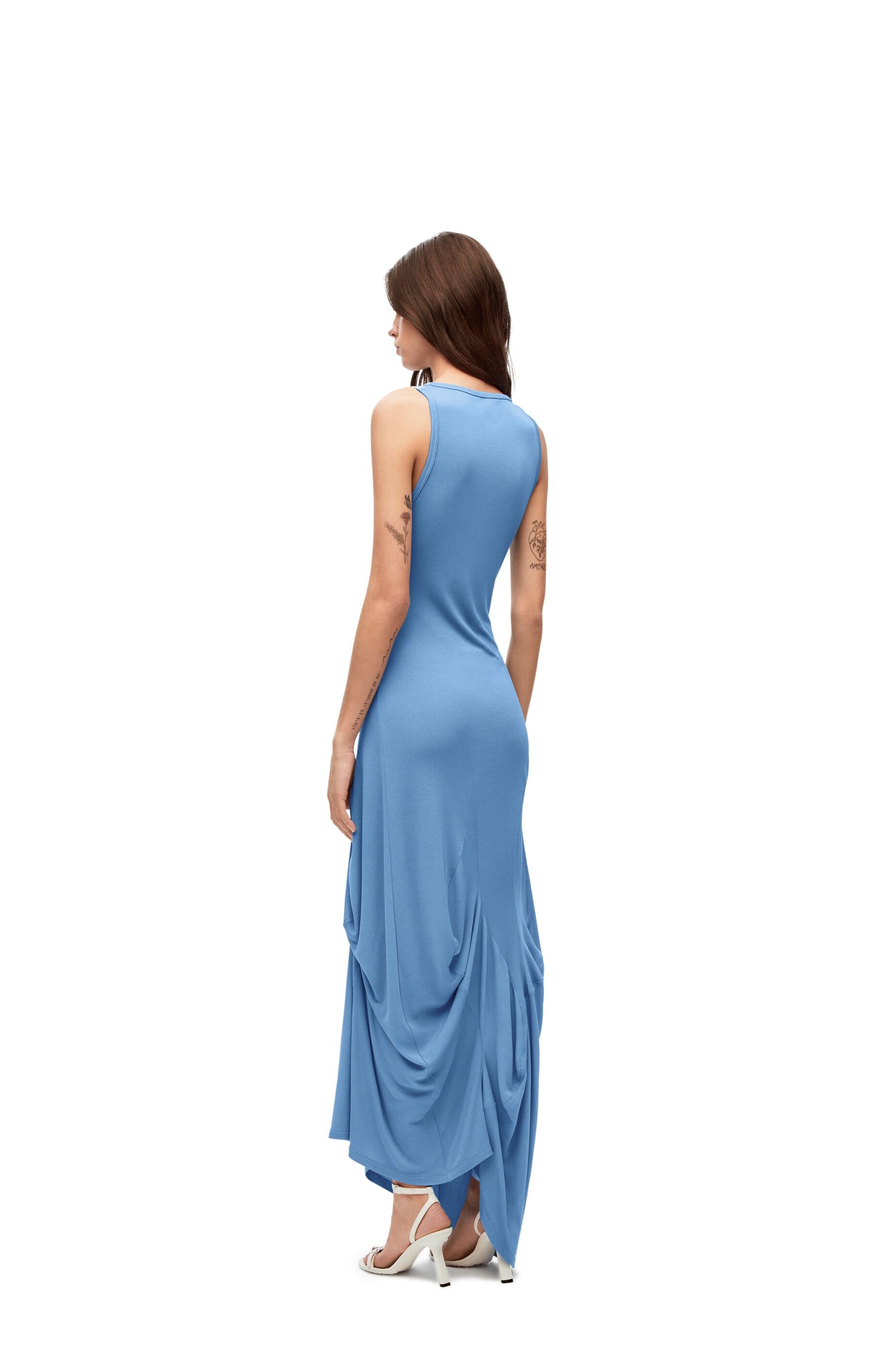 Anagram strappy dress in viscose - 4