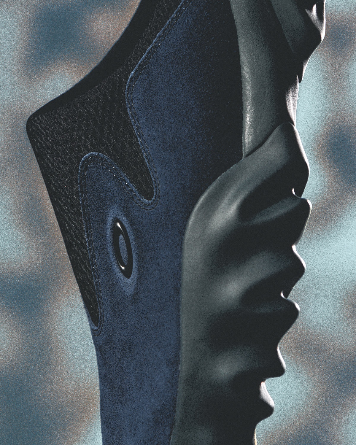 Oakley Factory Team Suede Chop Saw Mule - Navy/Black - 6