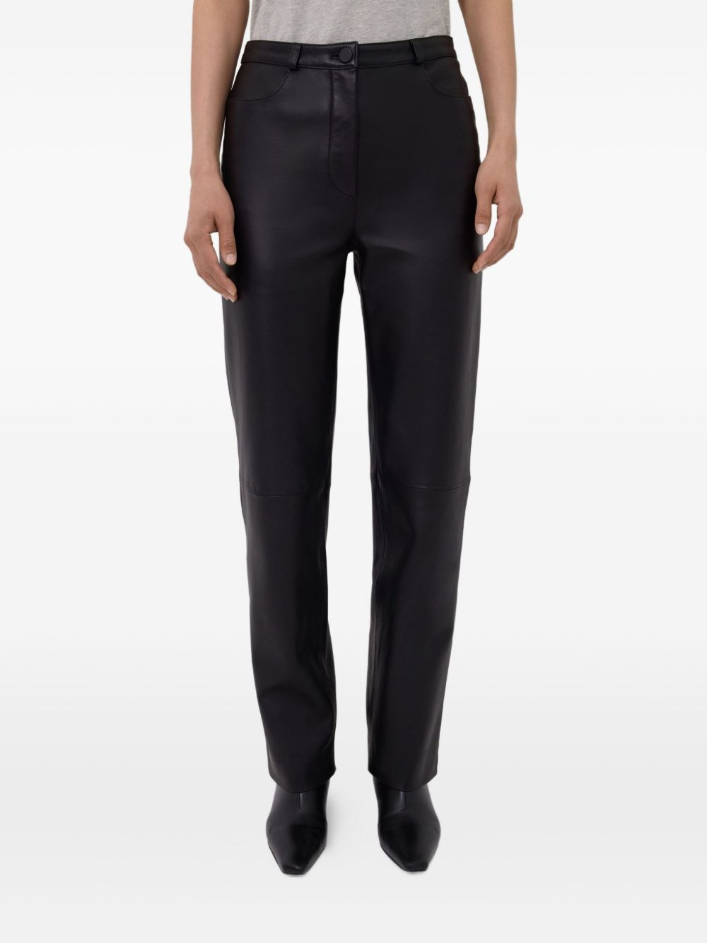 Cobe leather trousers - 3