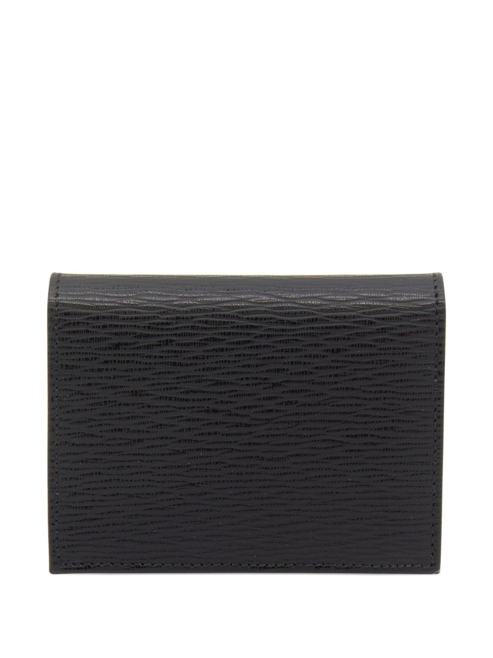 Gancini-embossed leather cardholder - 5