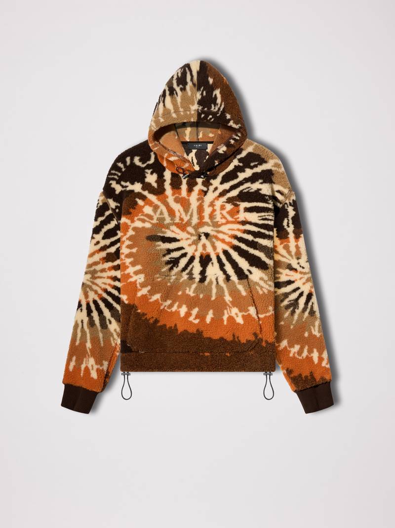 TIE DYE POLAR FLEECE HOODIE - 1