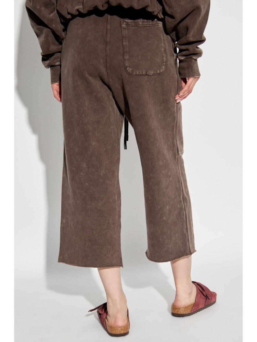 cotton flared trousers - 4