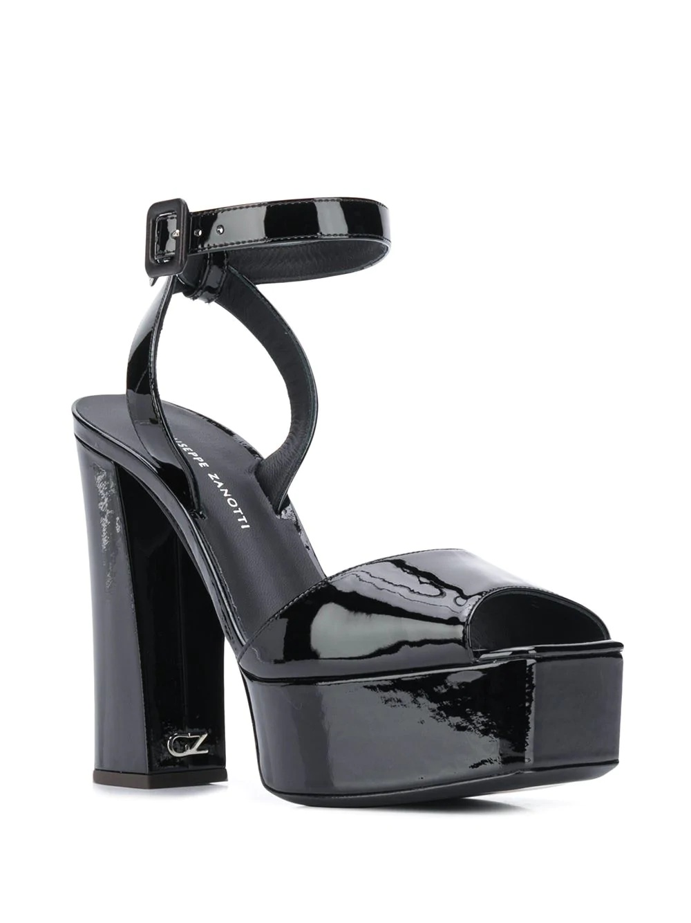 open toe platform sandals - 2