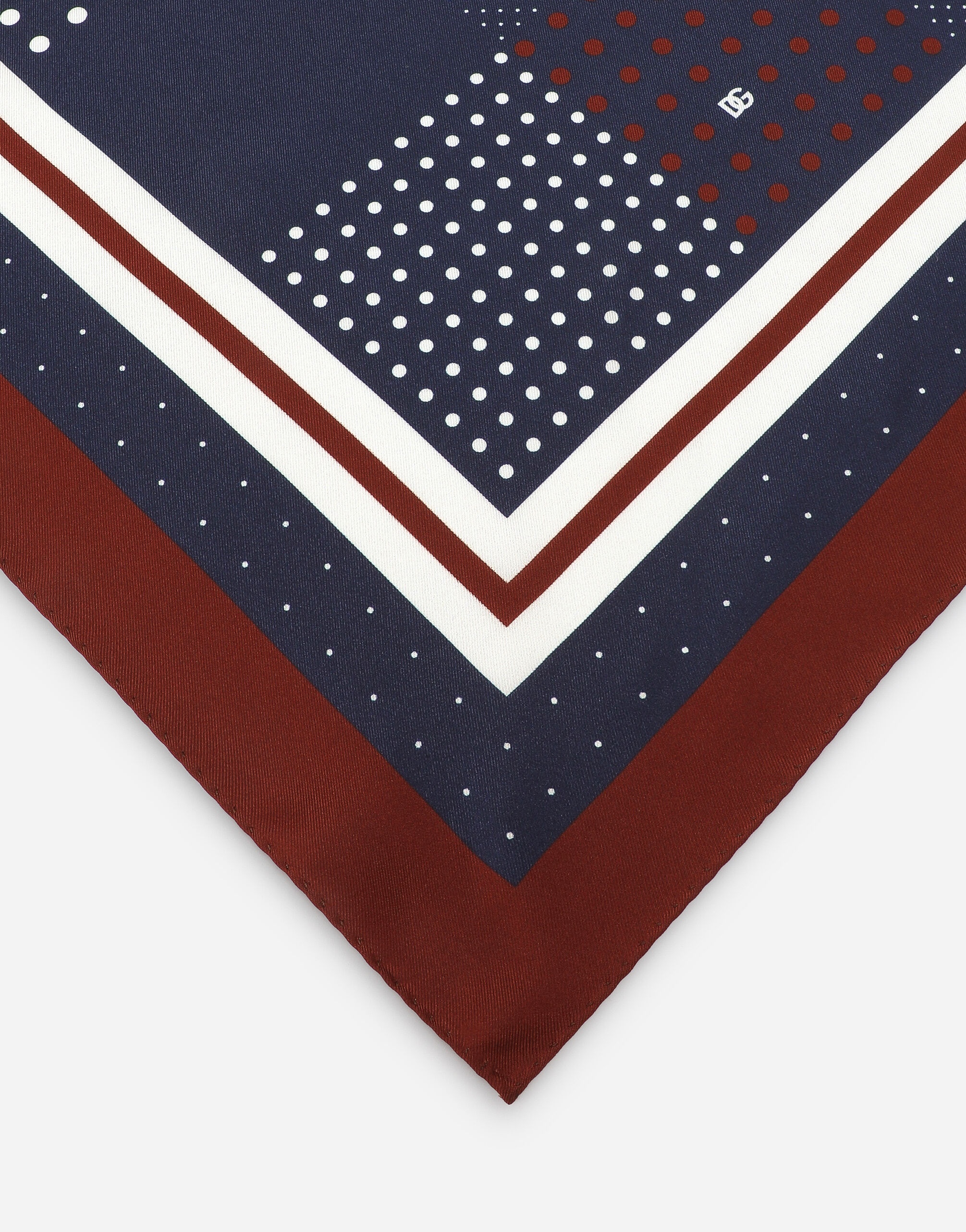 Silk bandanna with print - 2