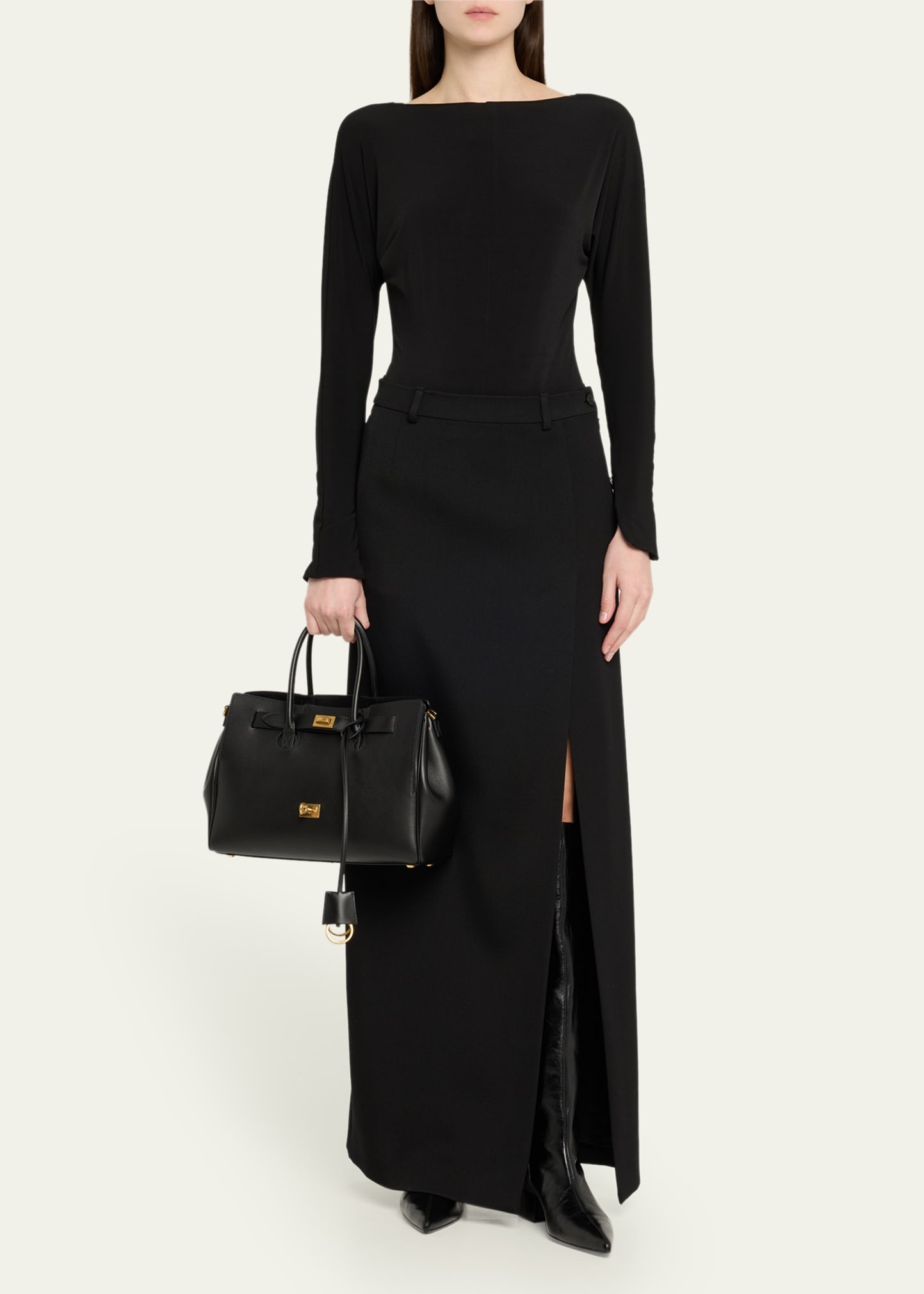Bel Air Medium Flap Leather Tote Bag - 6