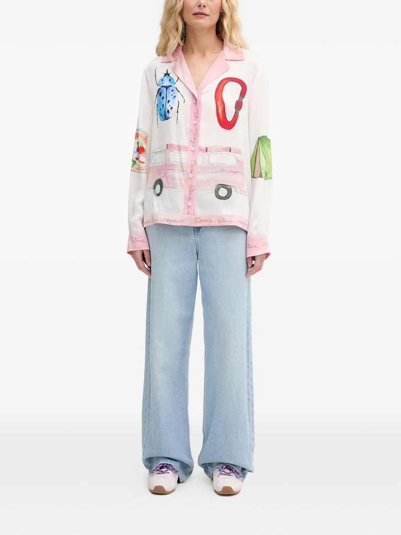 STINE GOYA graphic-print shirt outlook