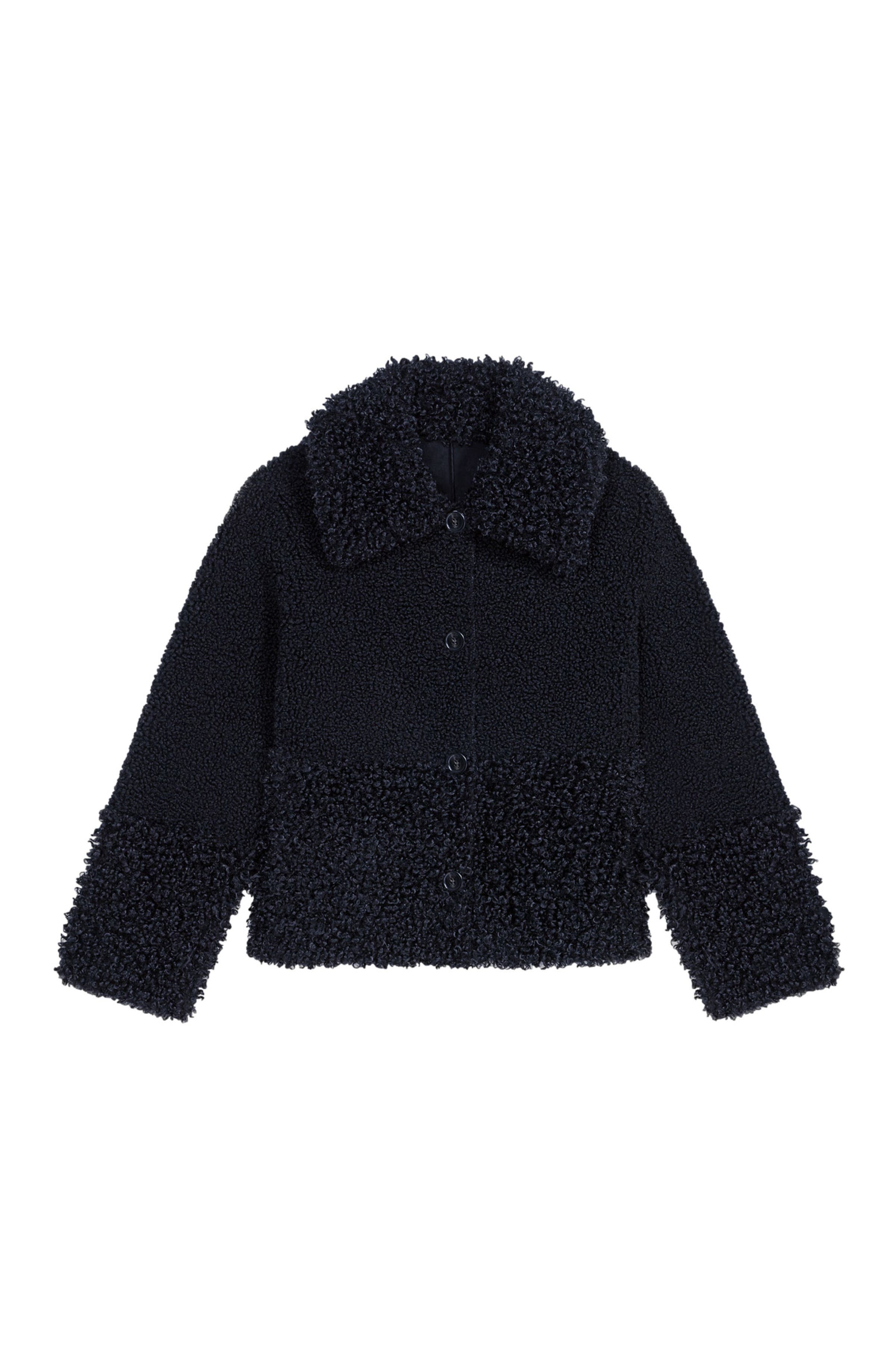 maje Curly jacket in Black at Nordstrom - 5