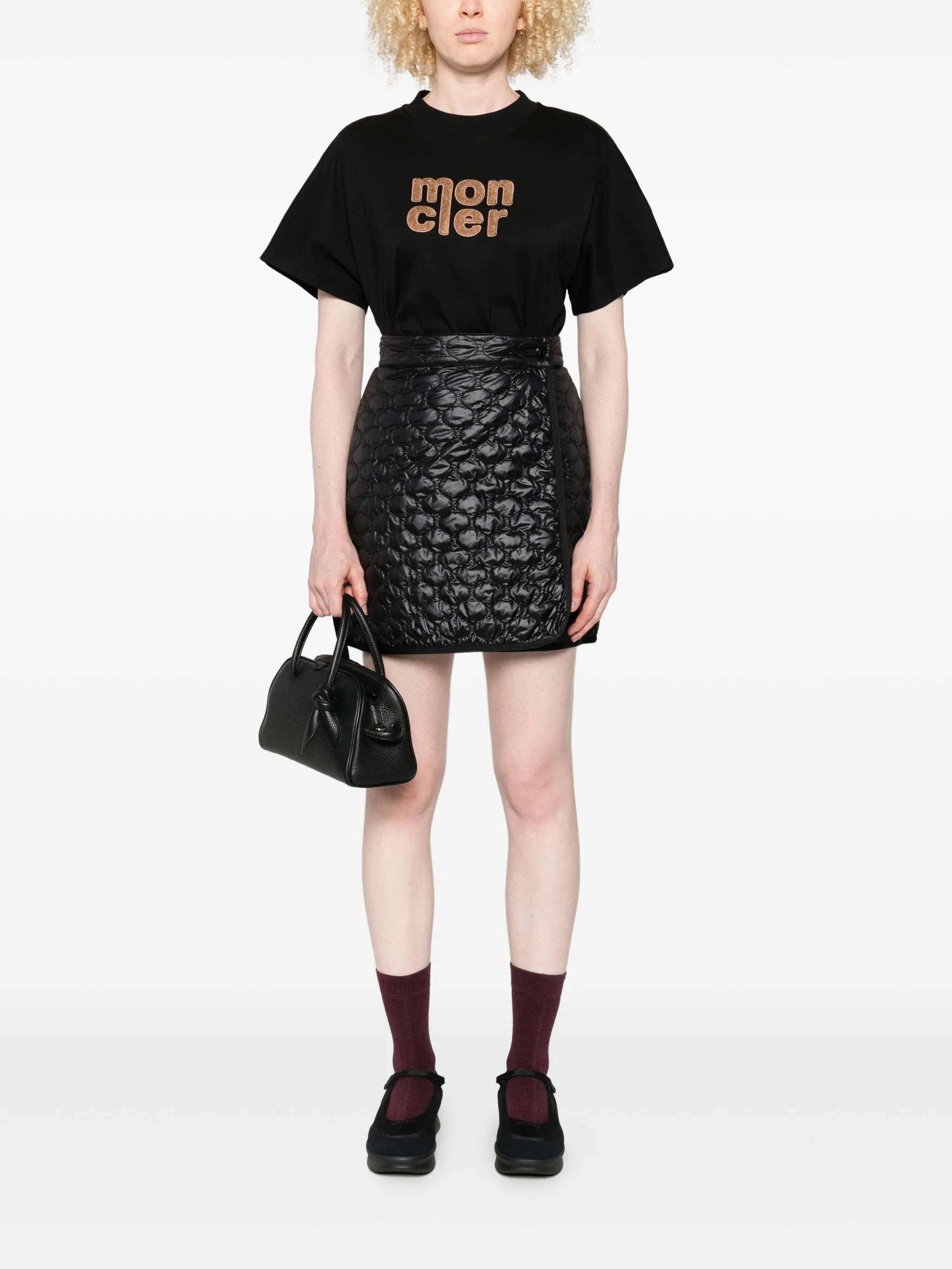 Moncler Quilted Mini Skirt - 4