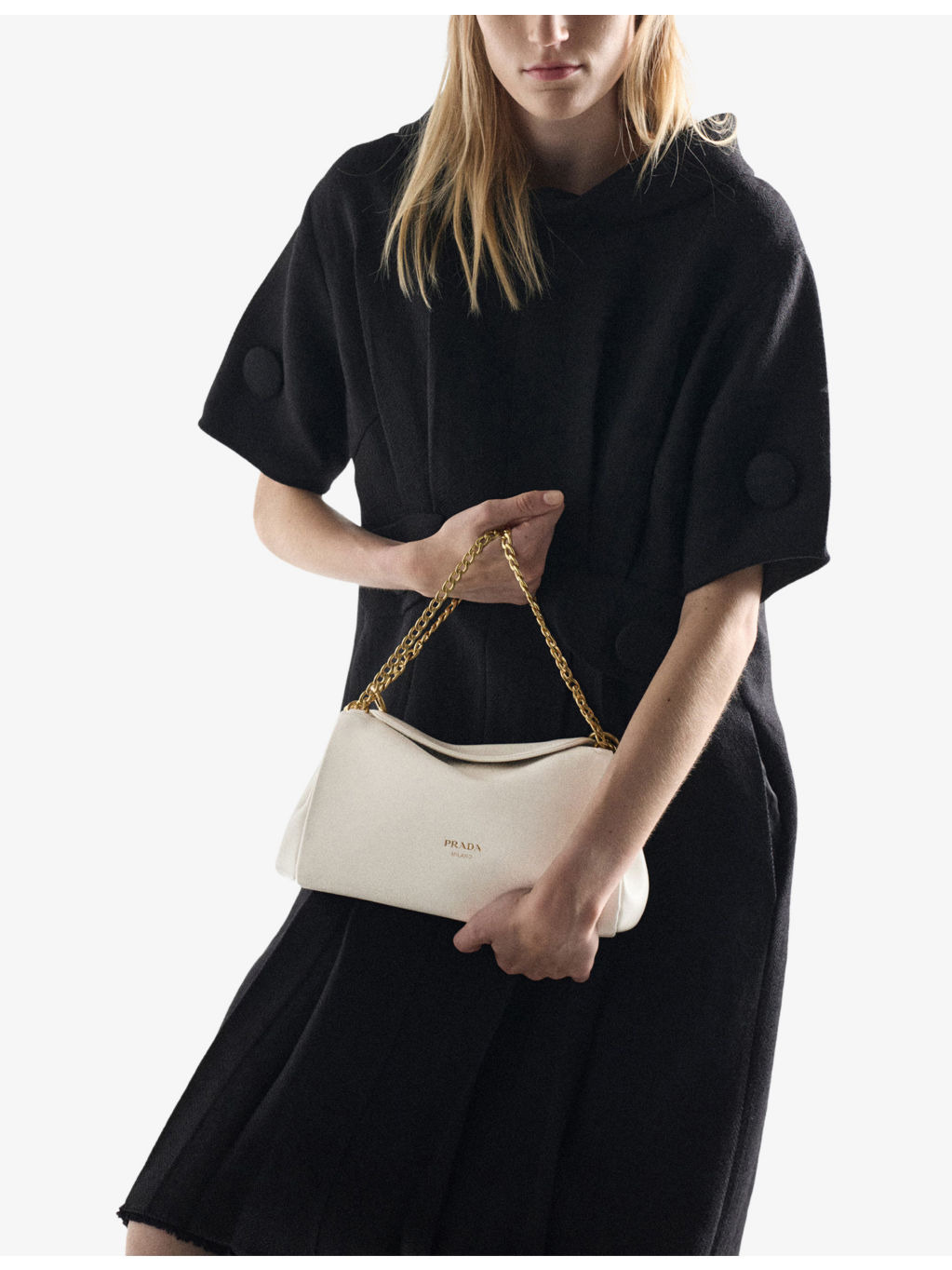 Tumulte Branded Leather Shoulder Bag - 3