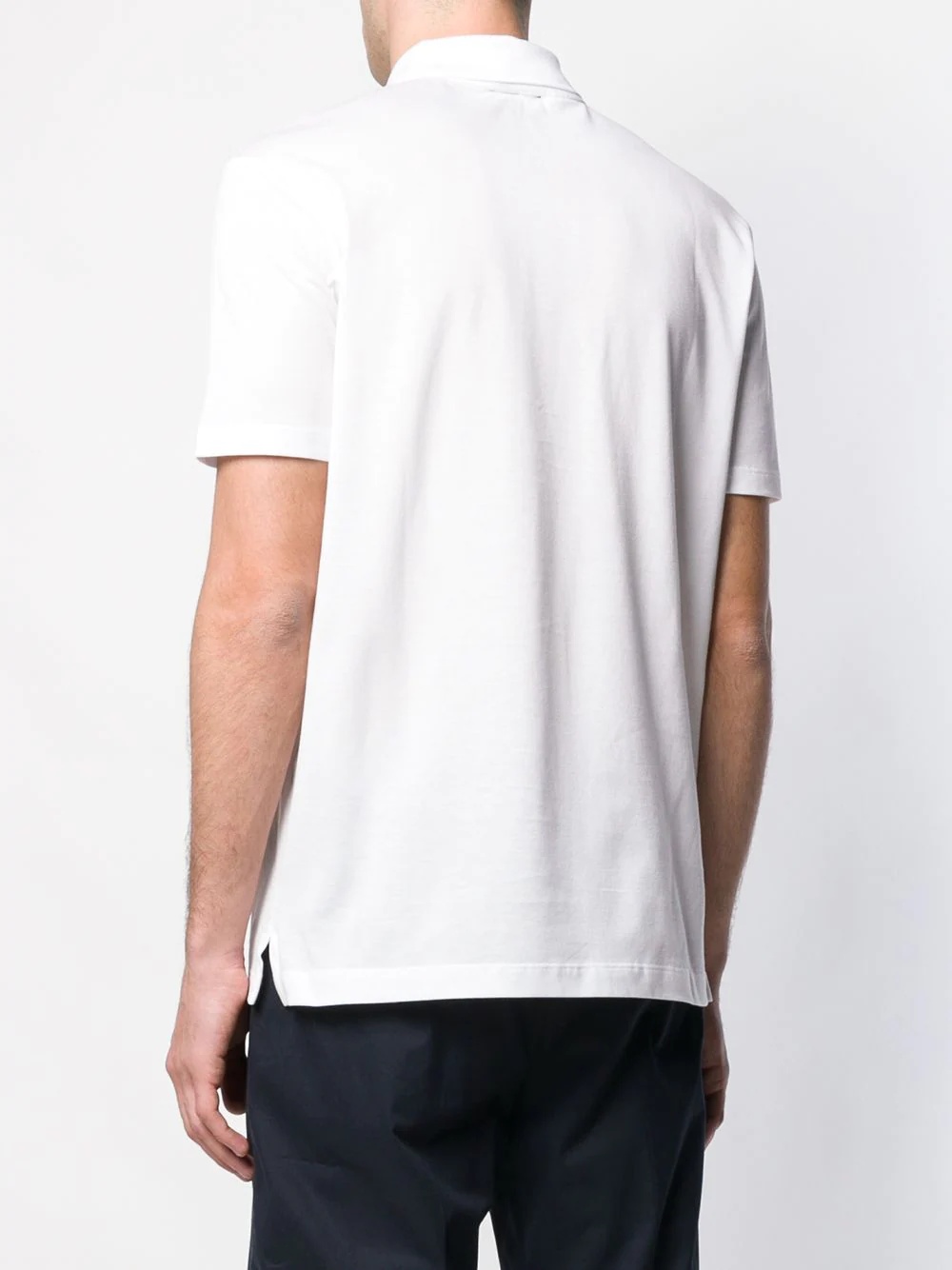 embroidered logo polo shirt - 4