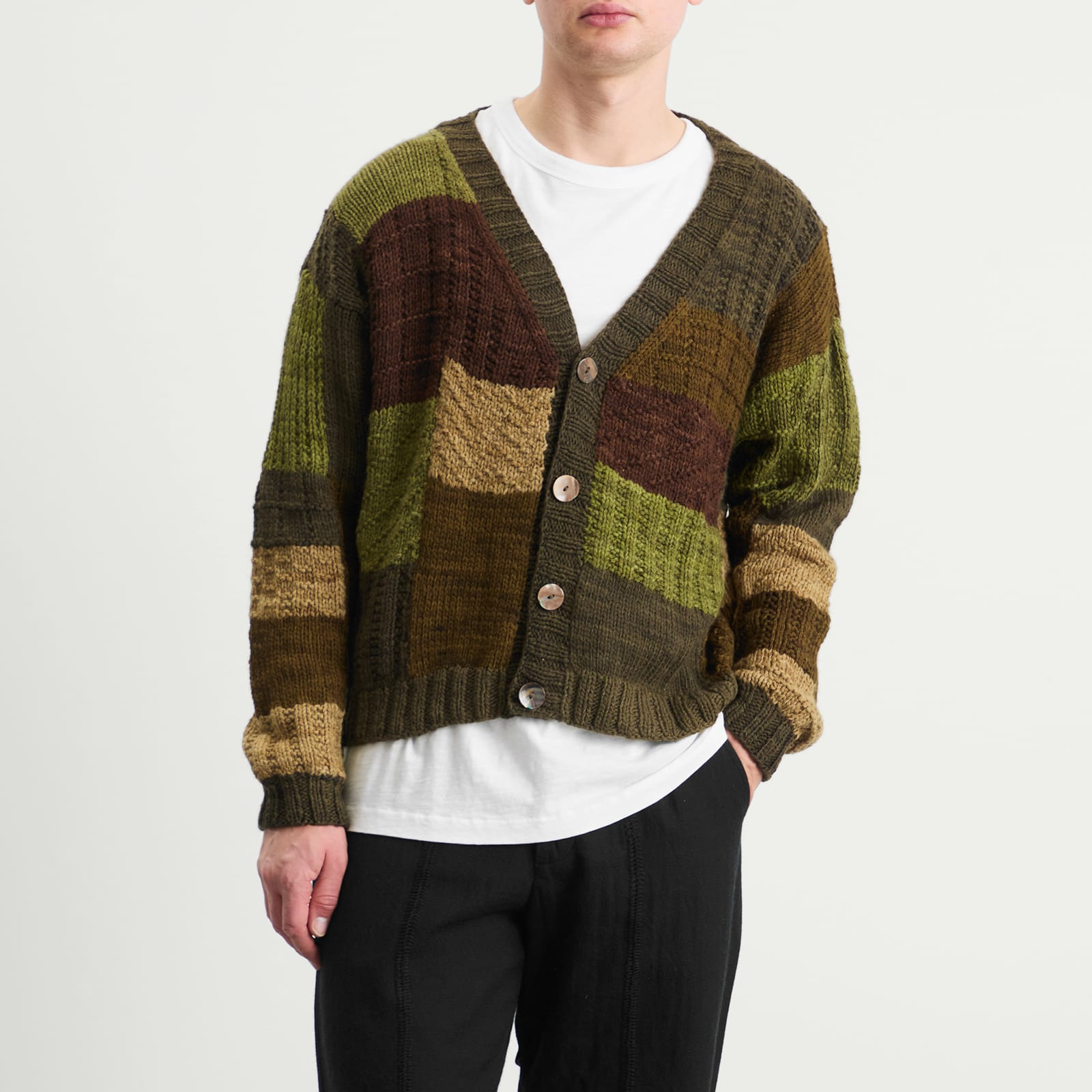 Kartik Research Patchwork Cardigan - 2