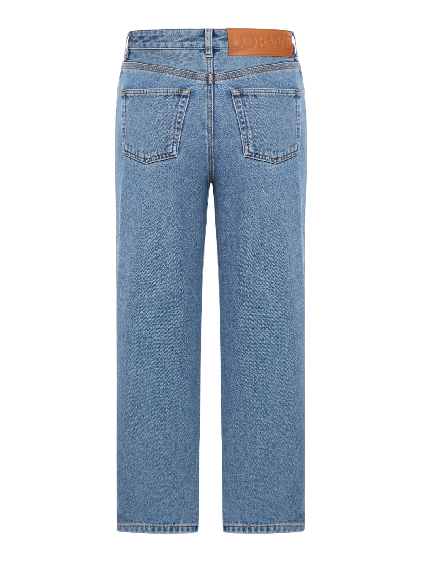 ANAGRAM CROPPED JEANS - 2