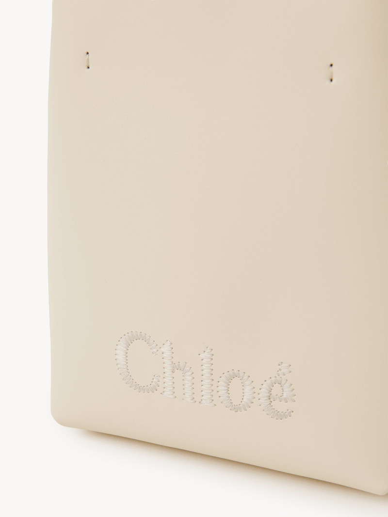 MICRO CHLOÉ SENSE TOTE BAG IN LEATHER 5