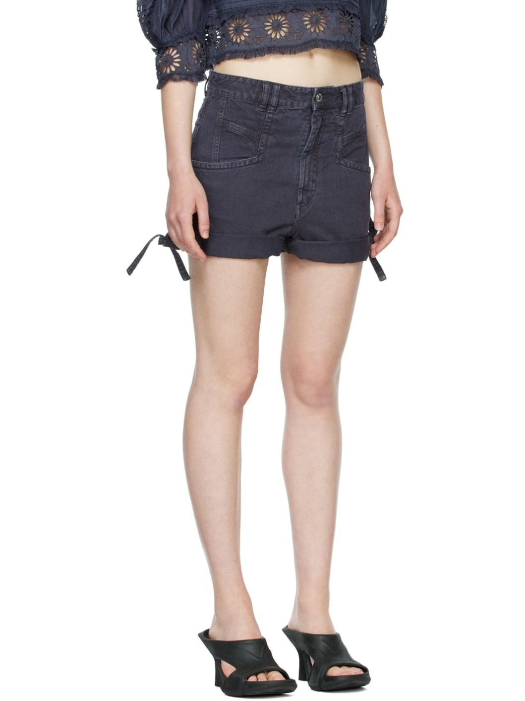 Purple Naesqui Shorts - 2
