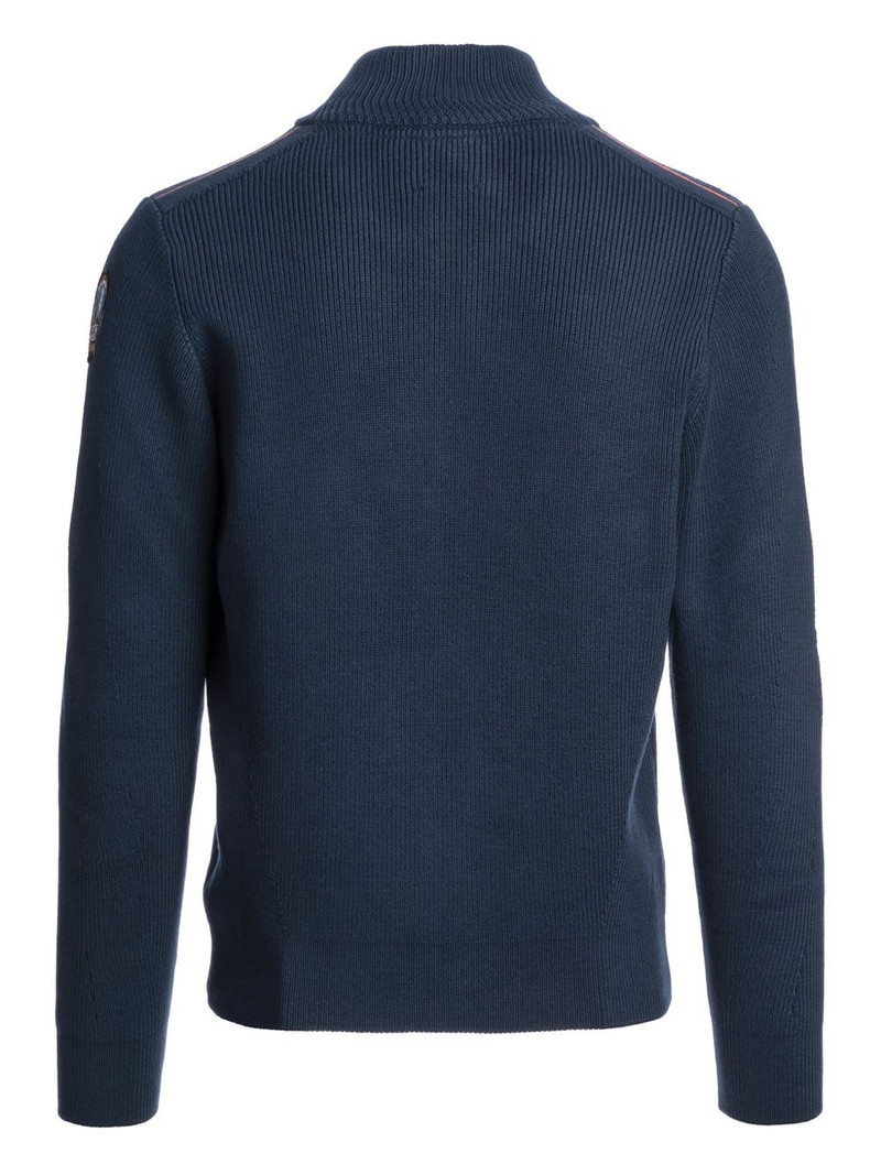 PARAJUMPERS ribbed zip-up cardigan outlook