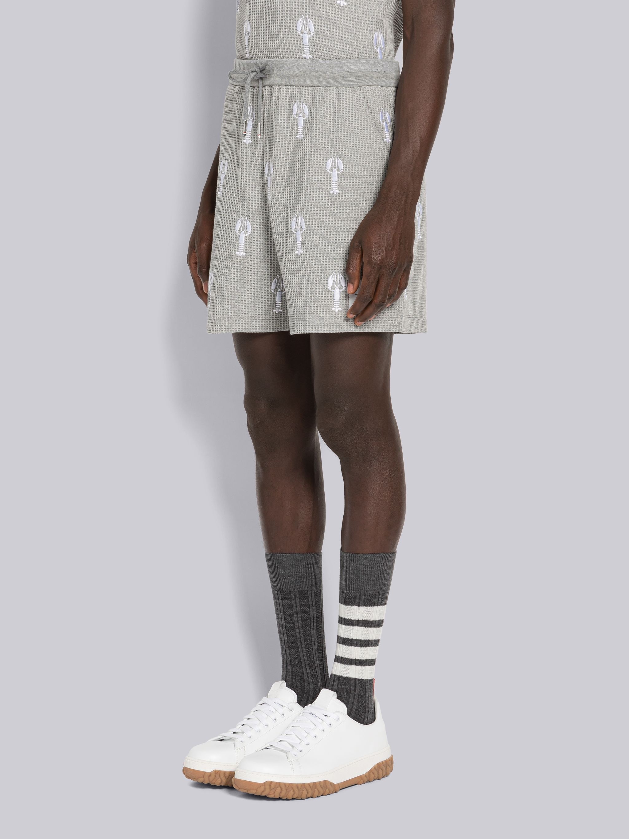 Lobster Mid Thigh Summer Shorts - 2
