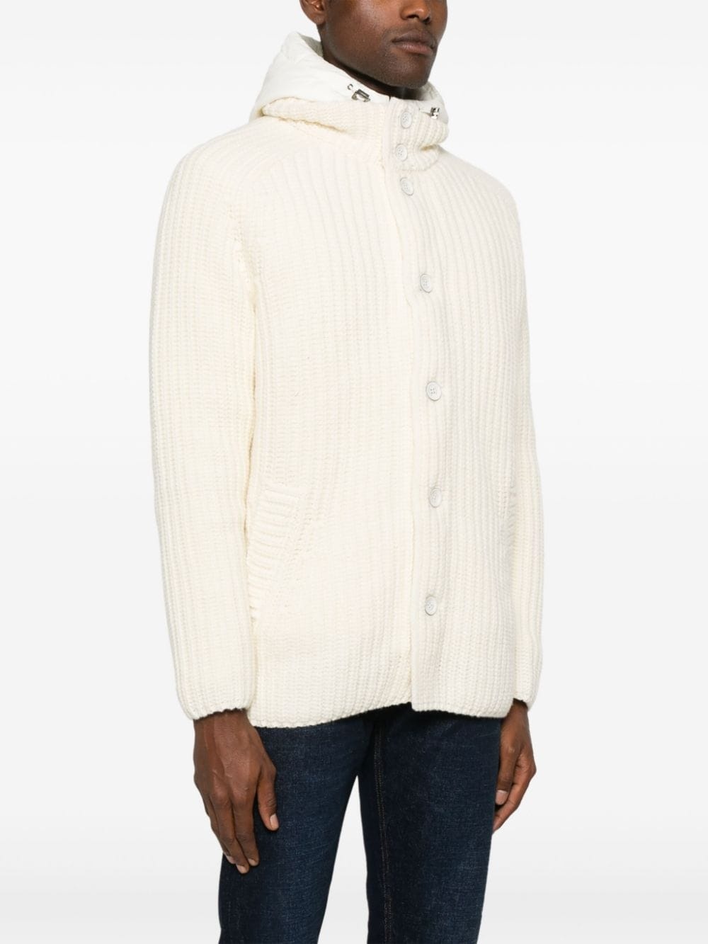 virgin wool cardigan - 3