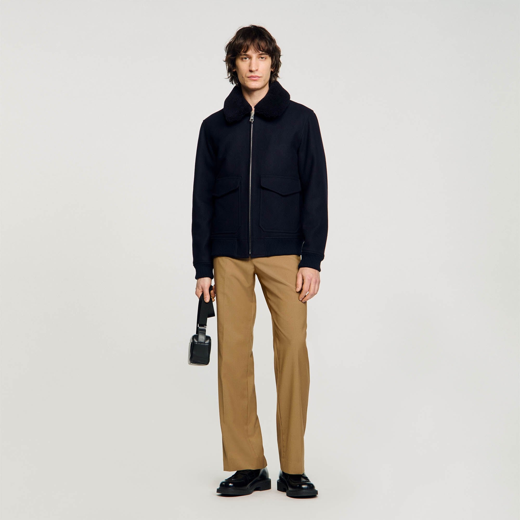 WOOL AVIATOR JACKET - 2