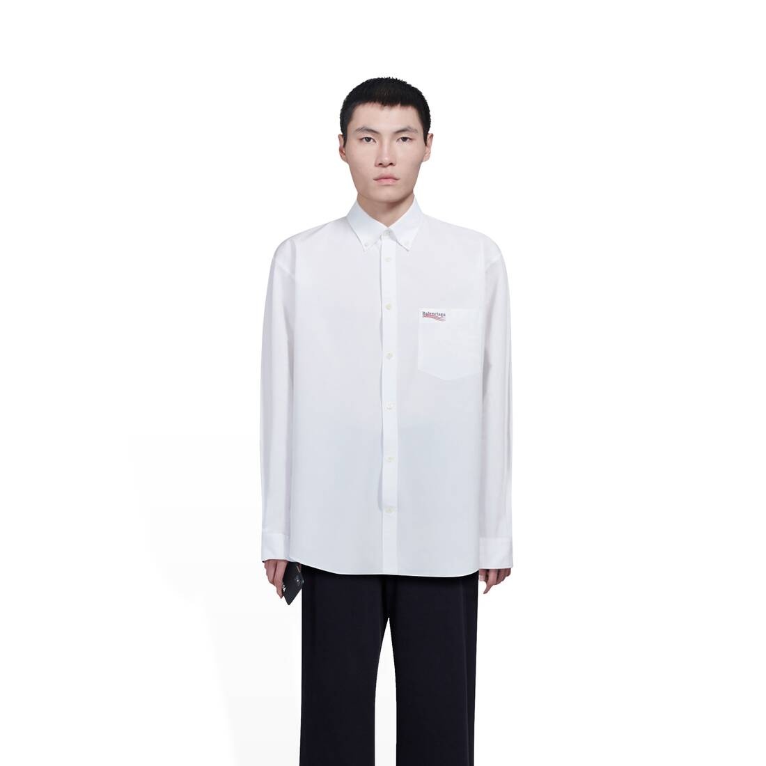 Men's Political Campaign Shirt in White - 5