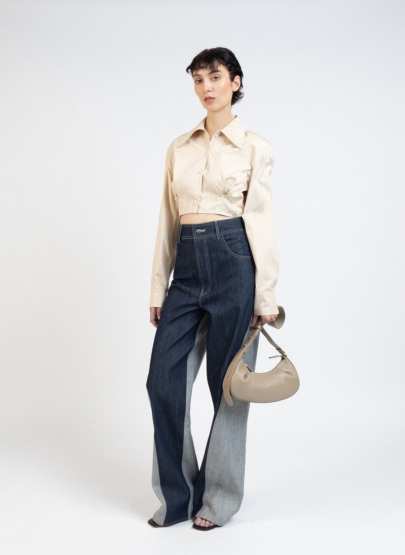 Cropped Shirt/Mustard 3