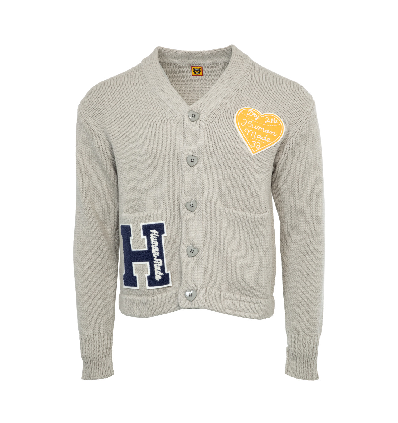 Human Made LOW GAUGE KNIT CARDIGAN | hirshleifers | REVERSIBLE