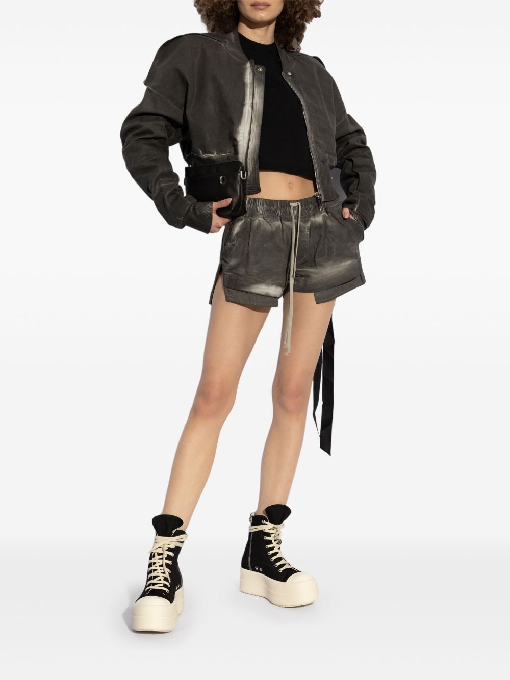 bleach-wash jacket - 2