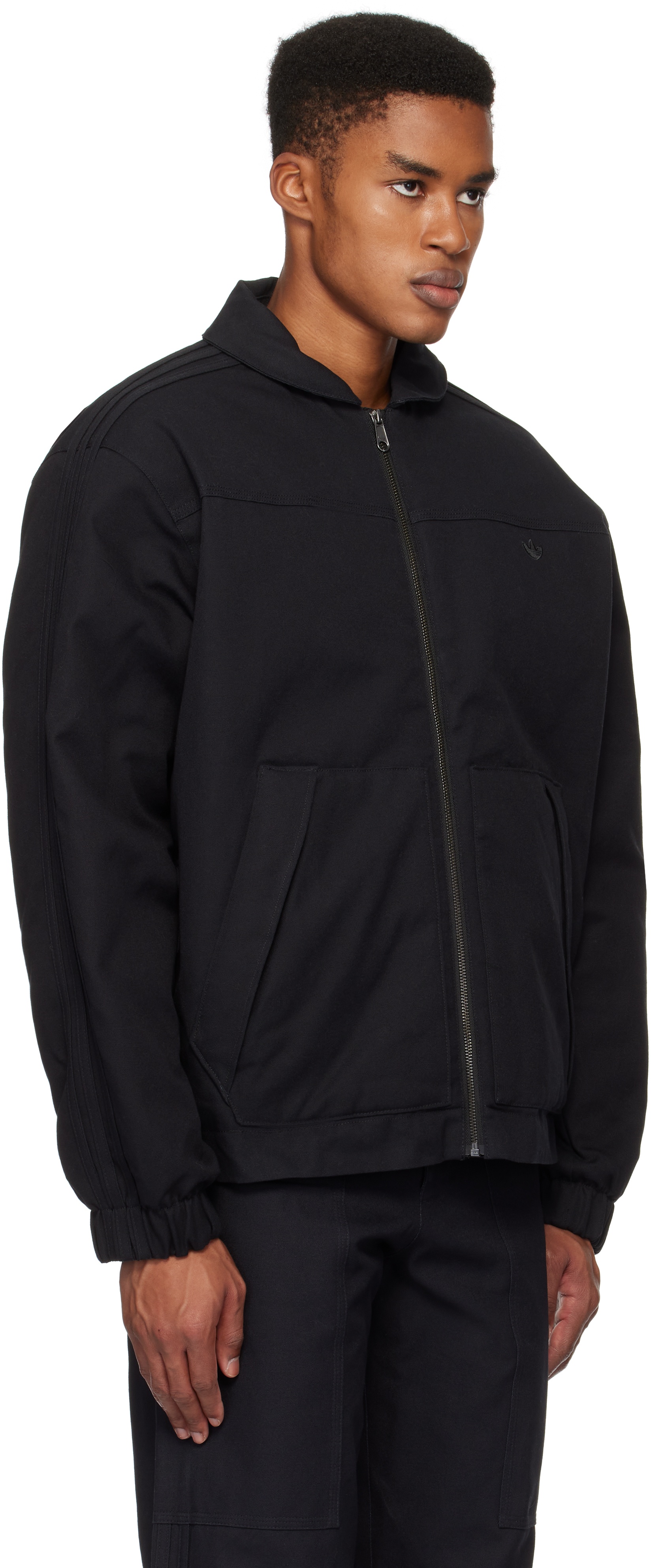 Black Premium Essentials Padded Jacket - 2