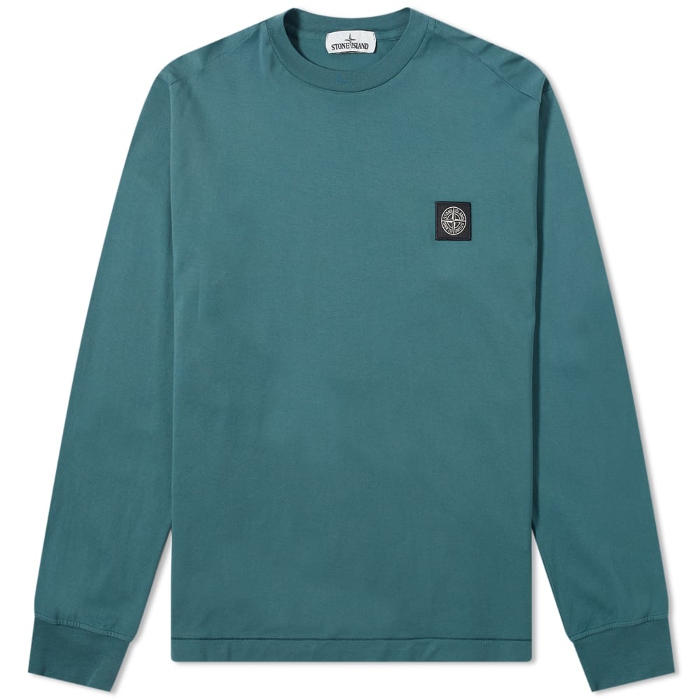 Stone Island Patch Long Sleeve Tee - 1