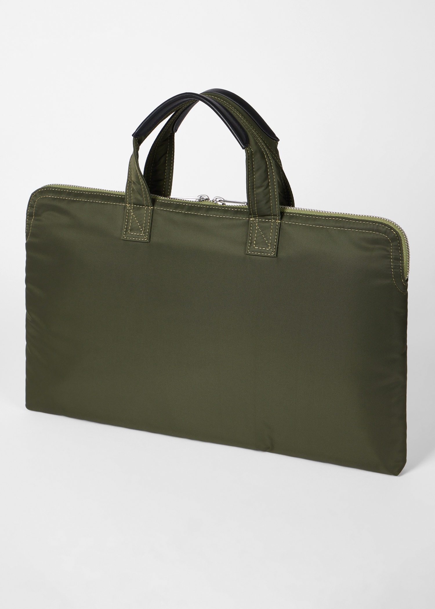 Green 'Laser Stripe' Recycled-Nylon Folio - 5