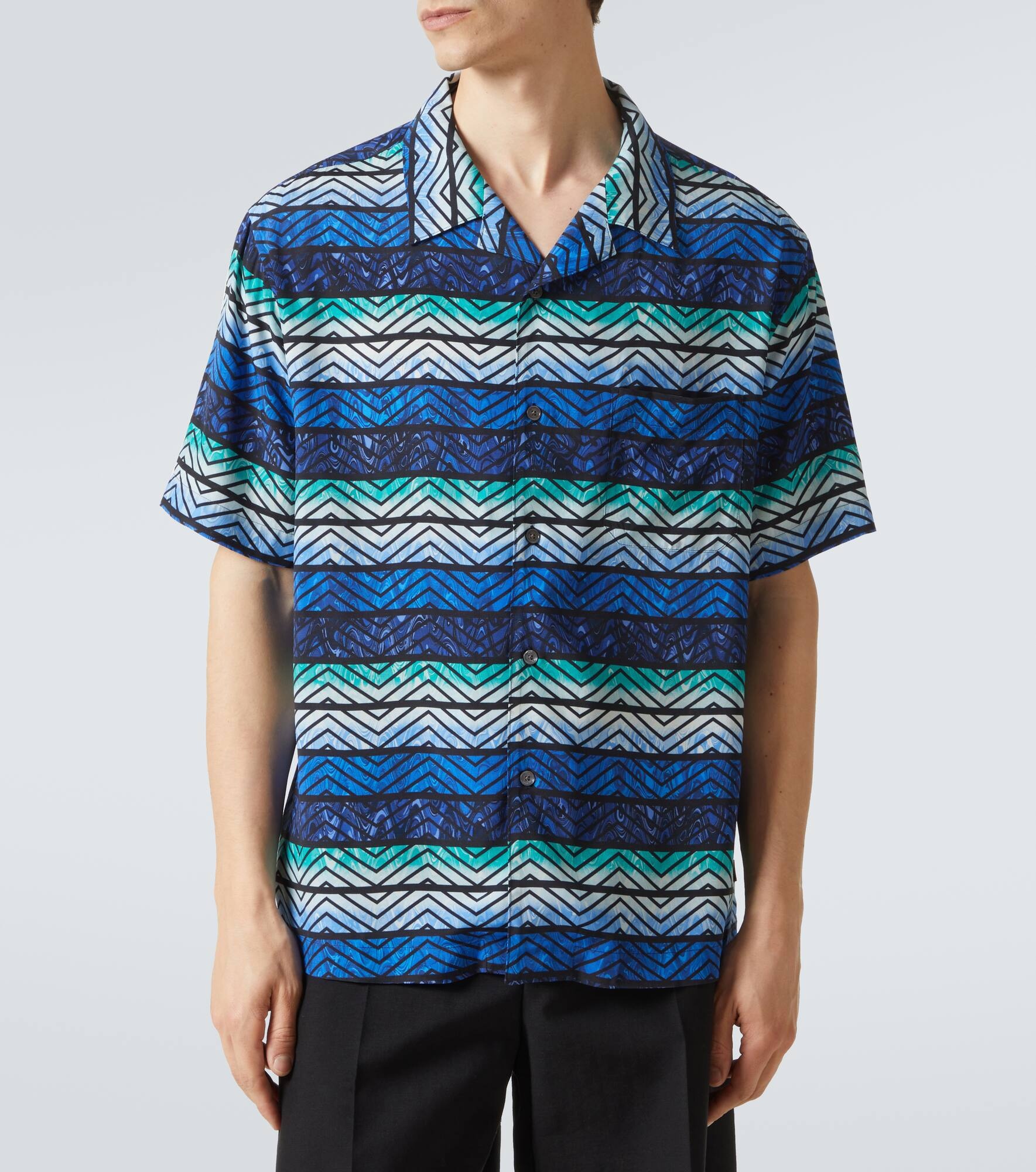 Zigzag bowling shirt - 3