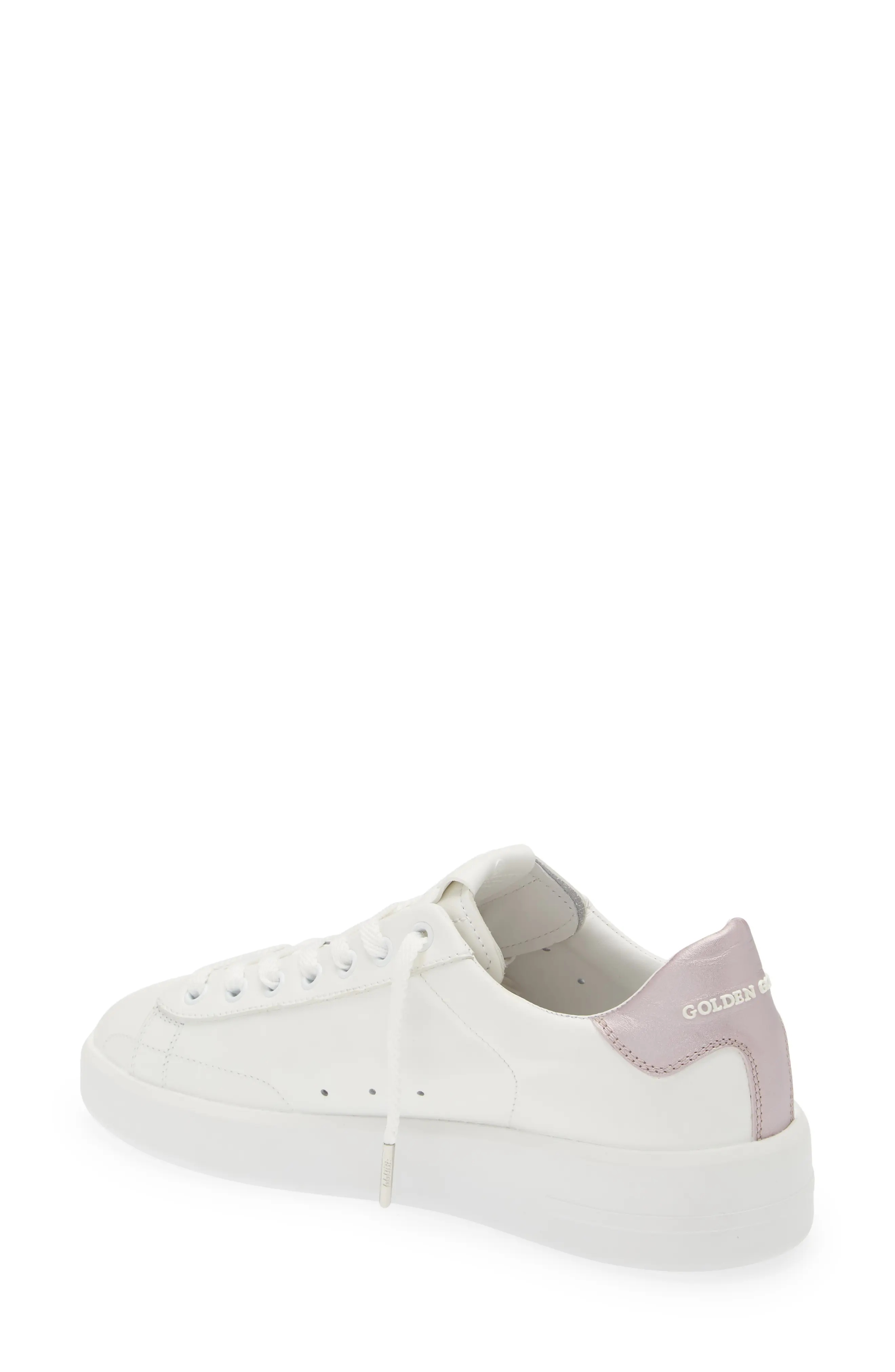 Purestar Low Top Sneaker in White/Lilac - 2