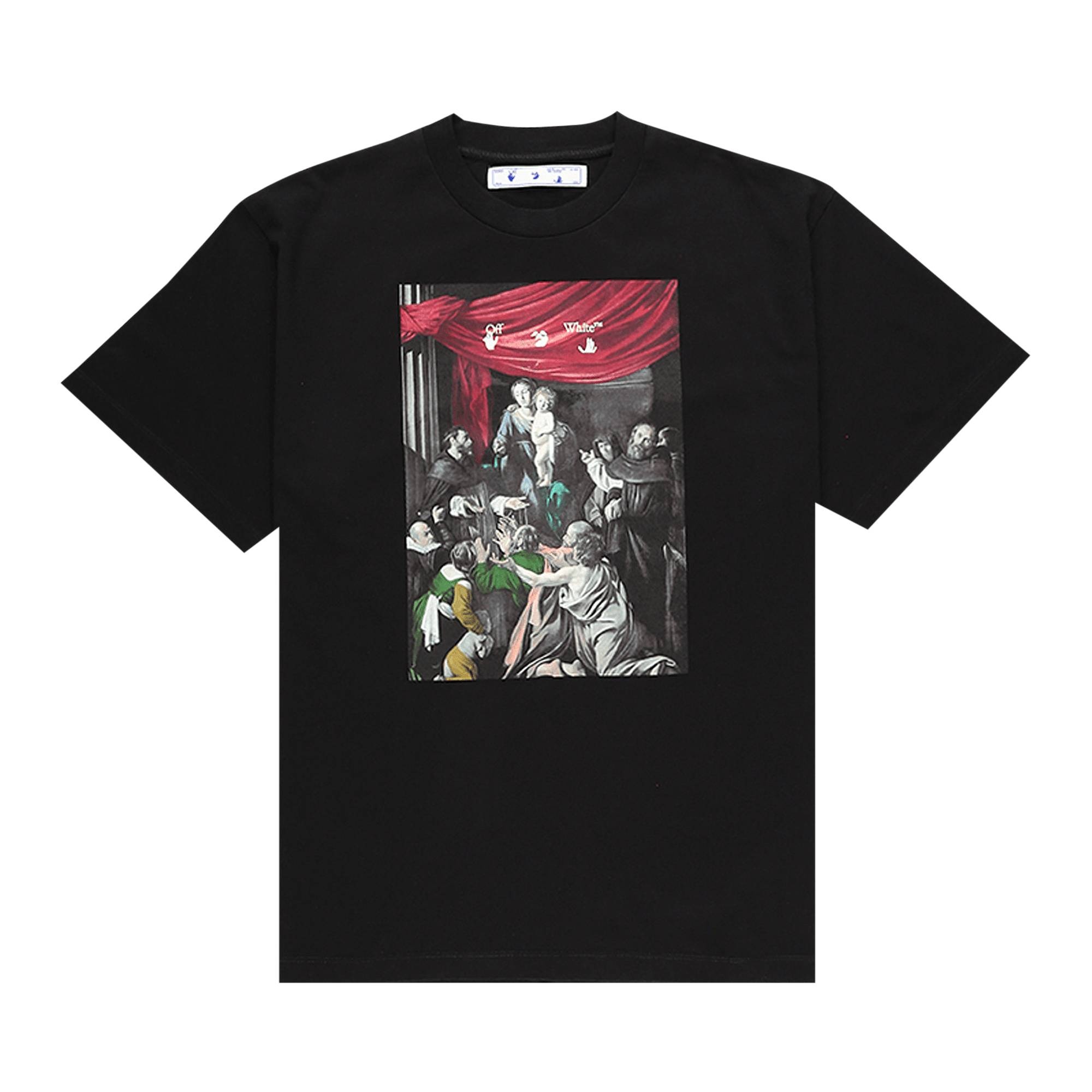 Off-White Caravaggio Painting Short-Sleeve Over Tee 'Black' - 1