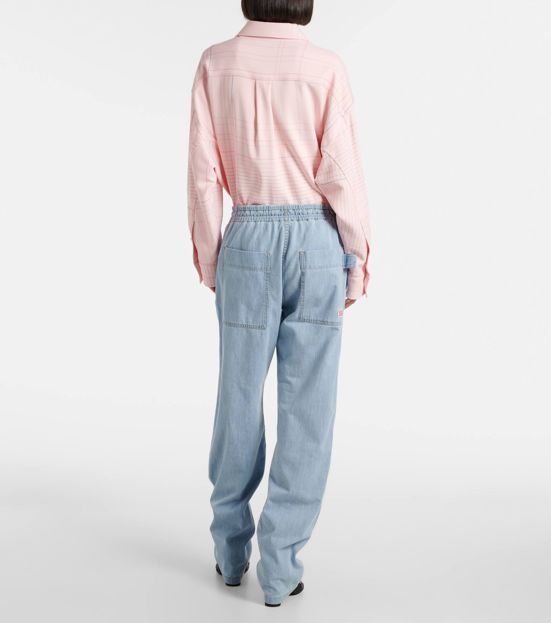 High-rise wide-leg jeans - 3