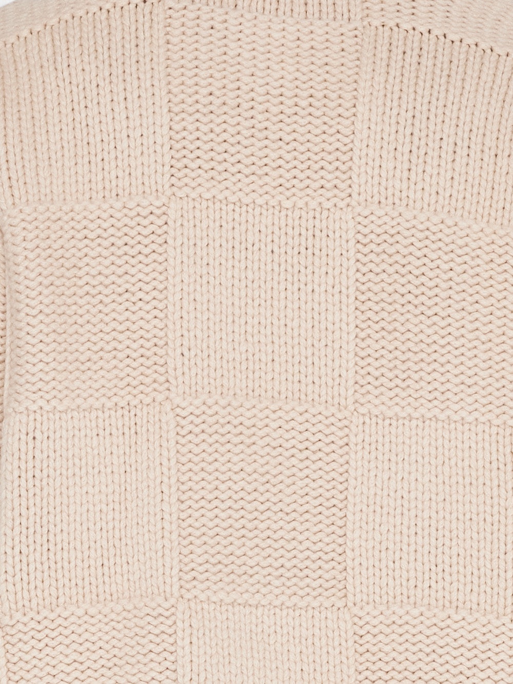 Grid Sweater in Oatmeal - 6