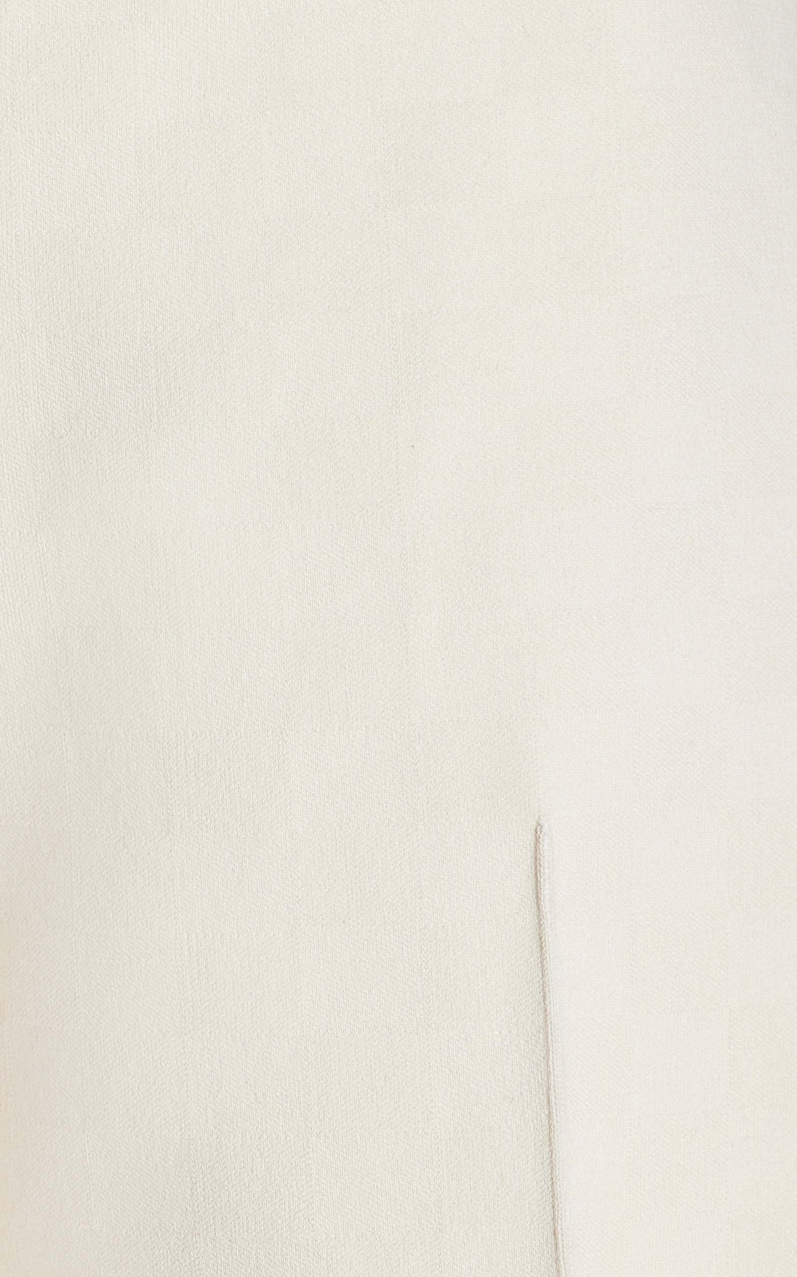 Kick Flared Stretch-Cotton Knit Pants ivory - 7
