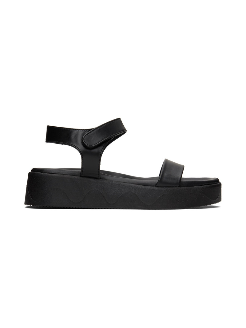 Black Salamina Sandals 1