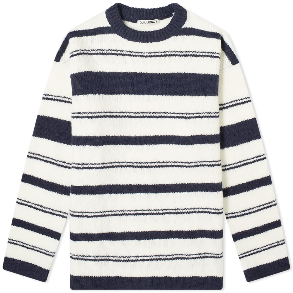 Our Legacy Sonar Striped Crew Knit - 1