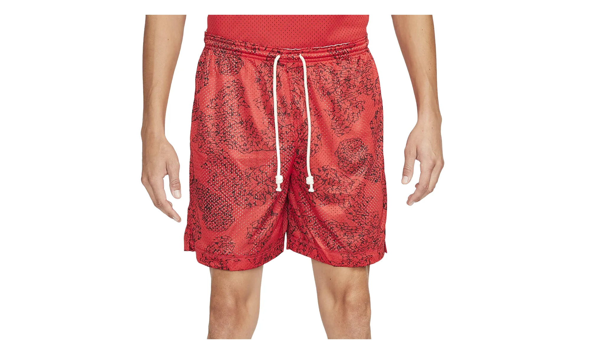 Dri-FIT Standard Issue 6" Reversible Basketball Shorts "University Red / Grey Heather / Black" FB691 - 1