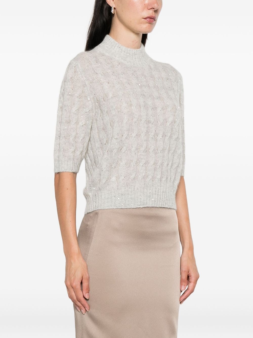 high-neck sweater - 3