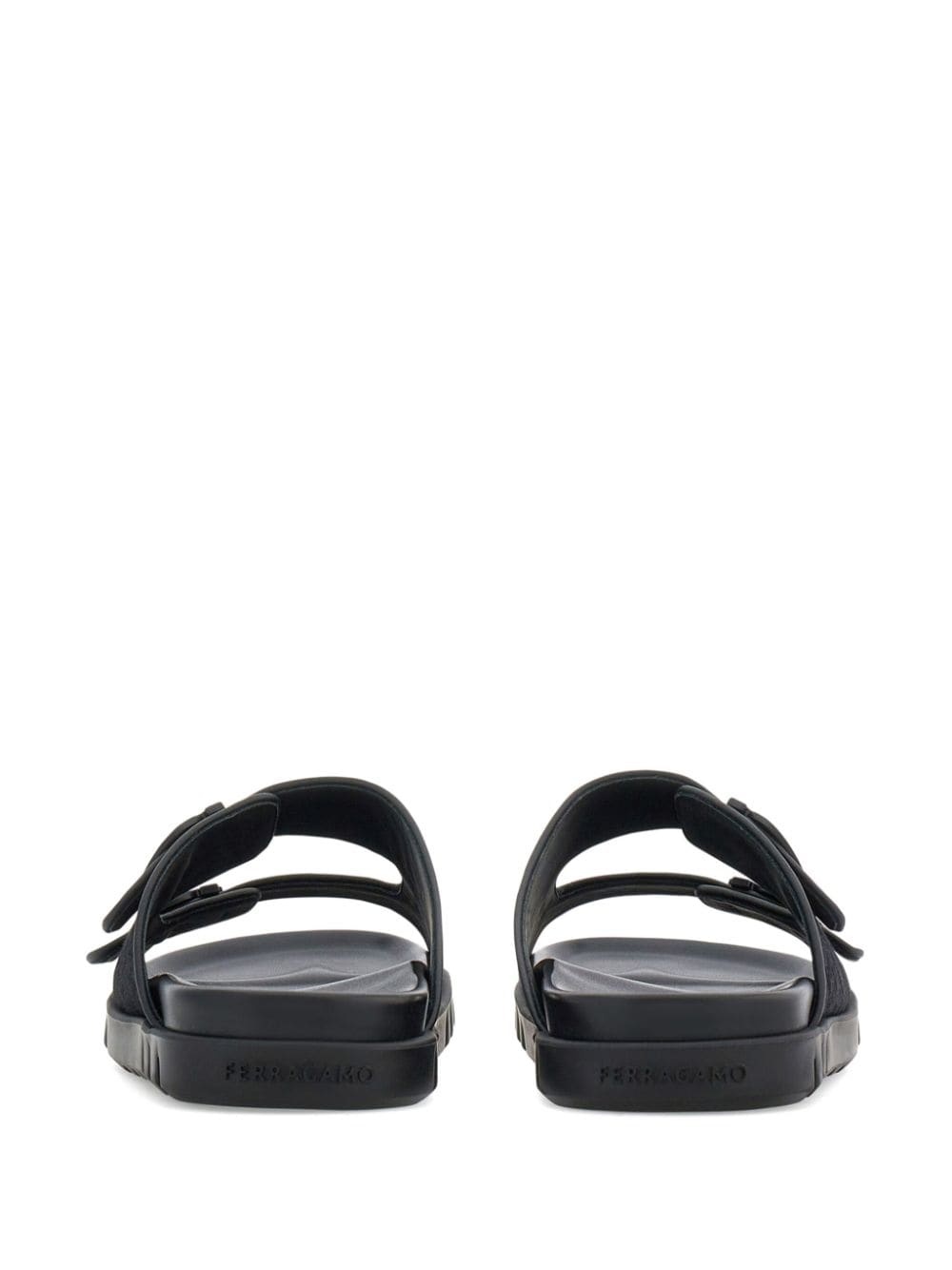 Gancini-jacquard sandals - 3