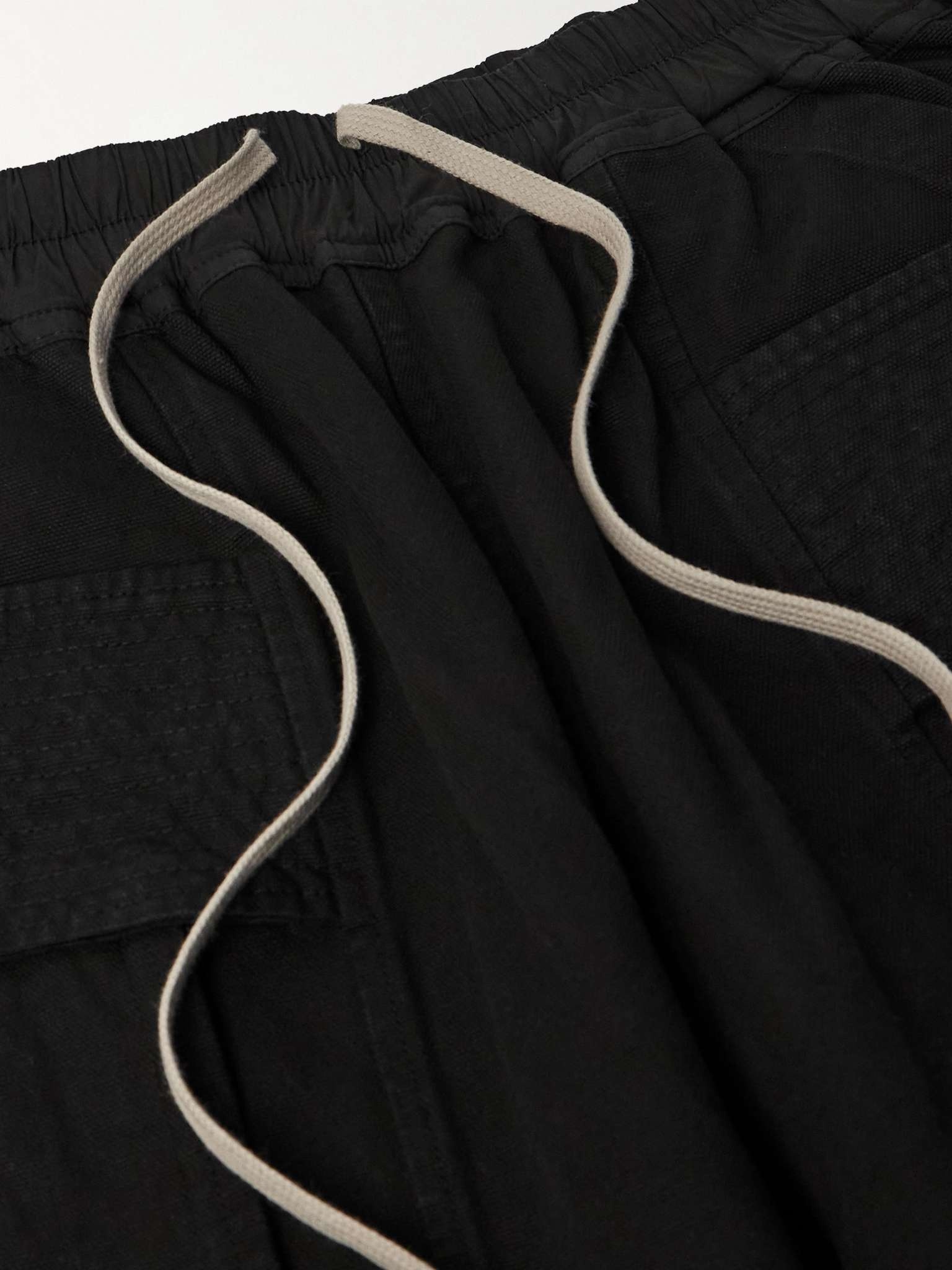 Creatch Wide-Leg Cotton-Blend Canvas Drawstring Cargo Trousers - 6