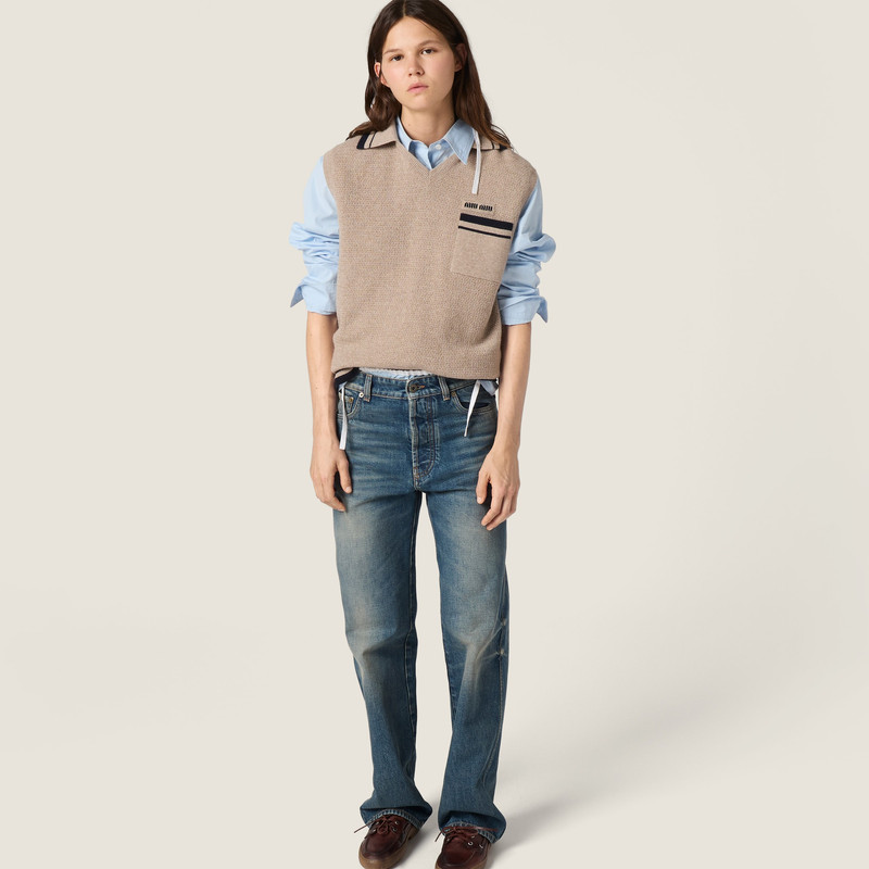 Cashmere vest 4