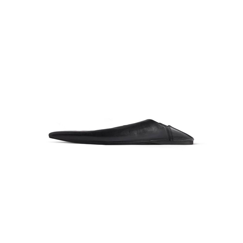 BALENCIAGA Men's Flat Mule in Black outlook