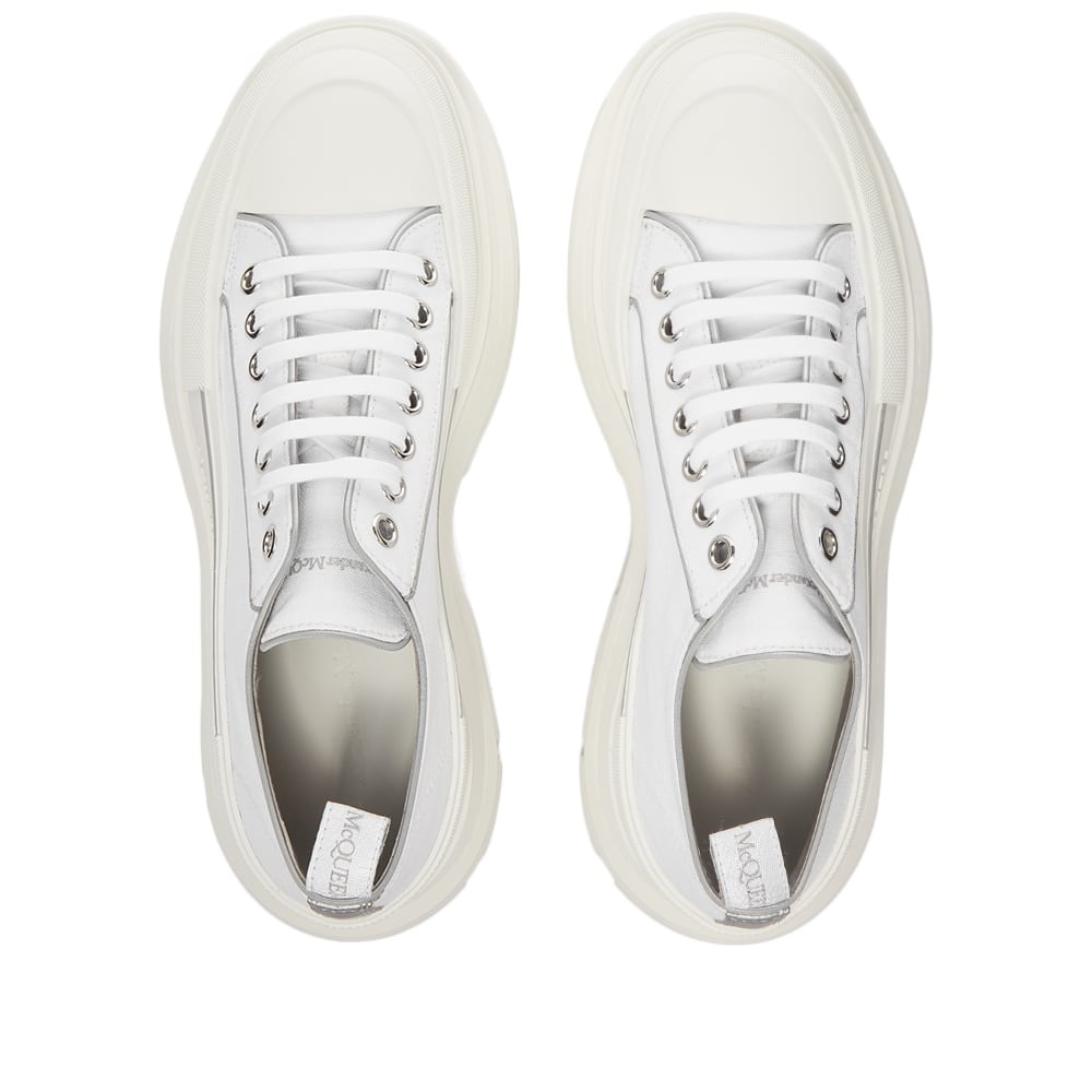 Alexander McQueen Canvas Tread Slick Low - 5