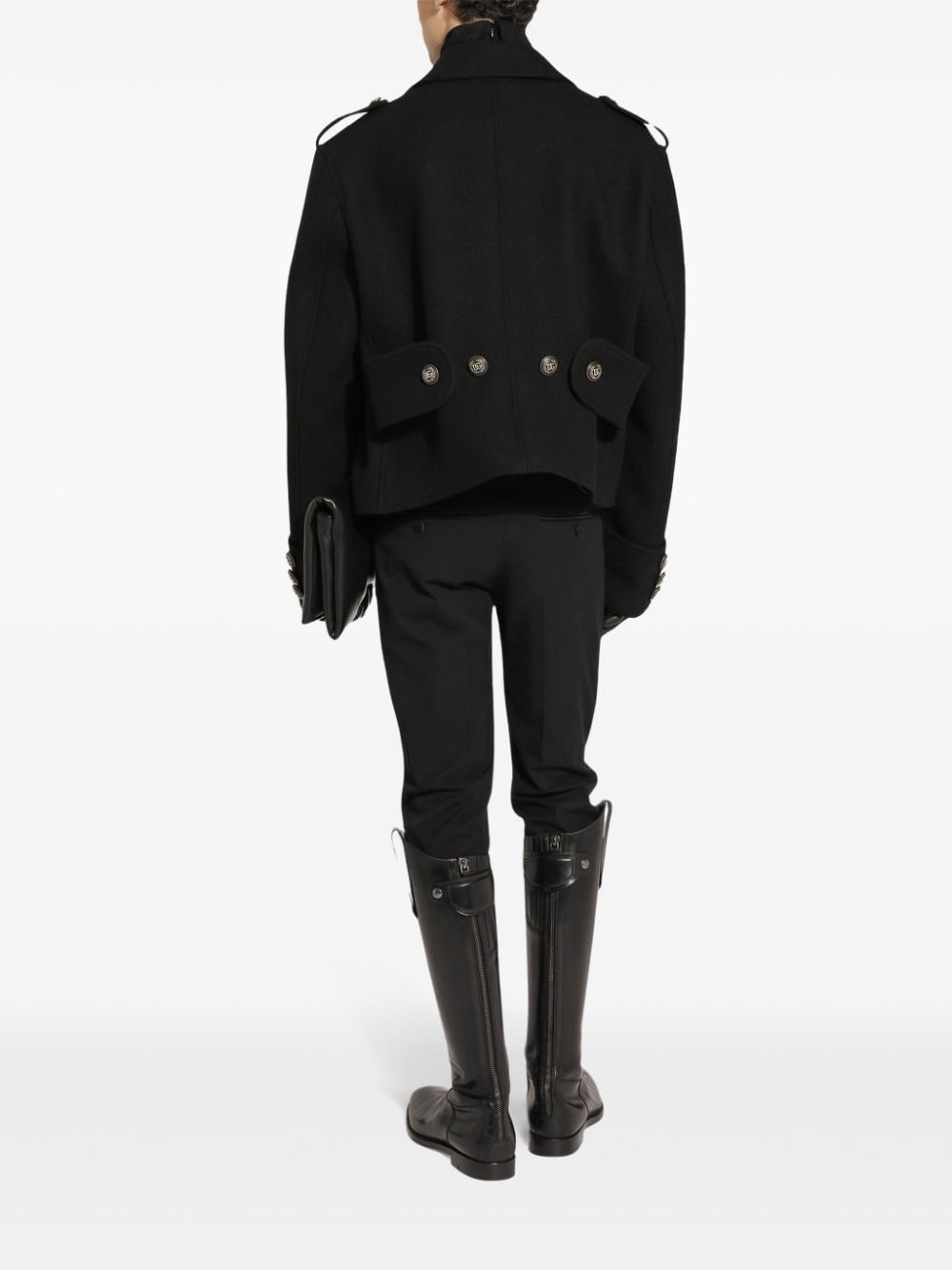 double-breasted peacoat - 4
