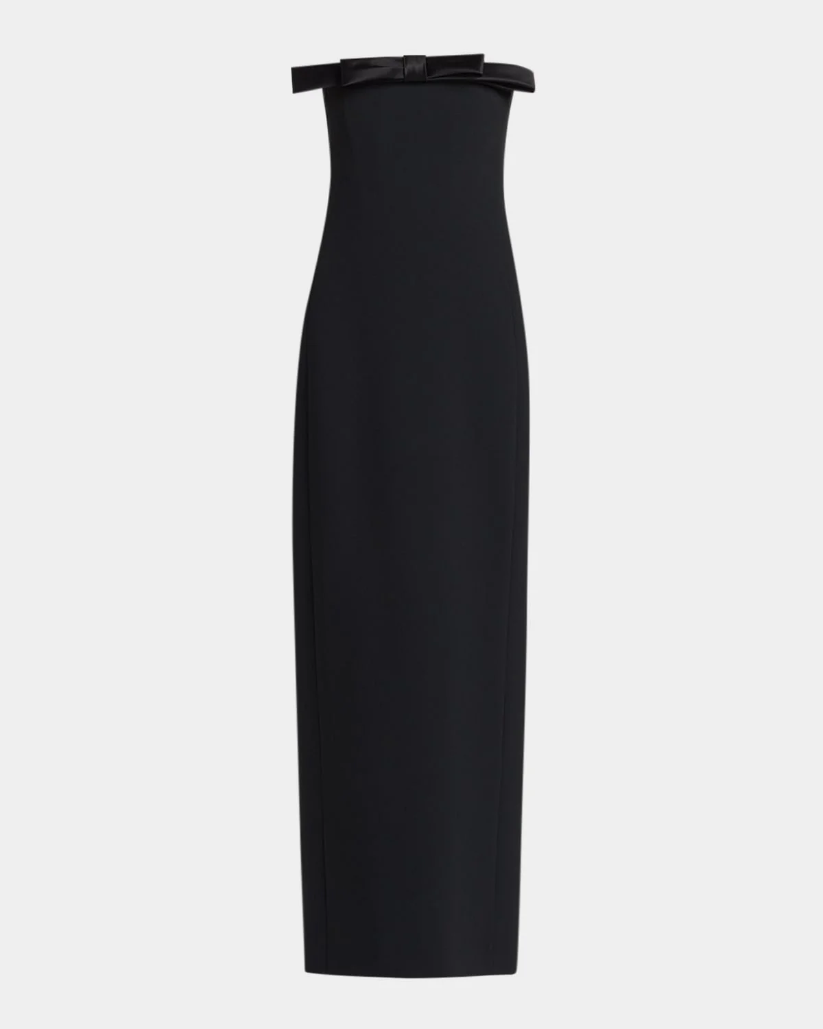 Bow Strapless Column Gown - 1