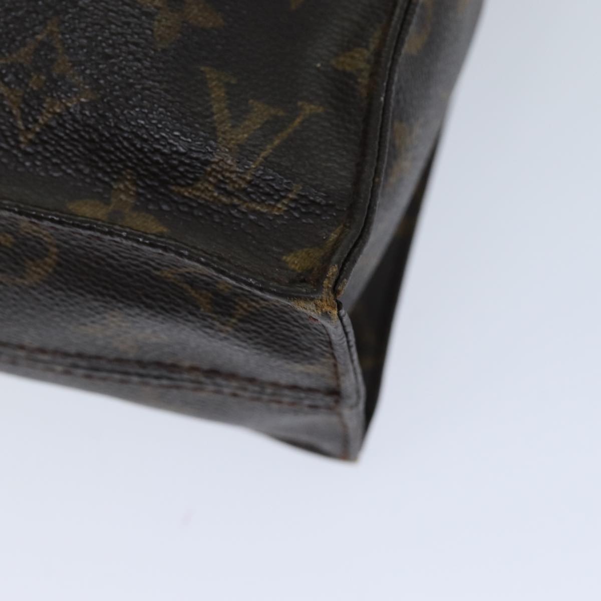 LOUIS VUITTON Monogram Sac Plat Hand Bag M51140 - 9