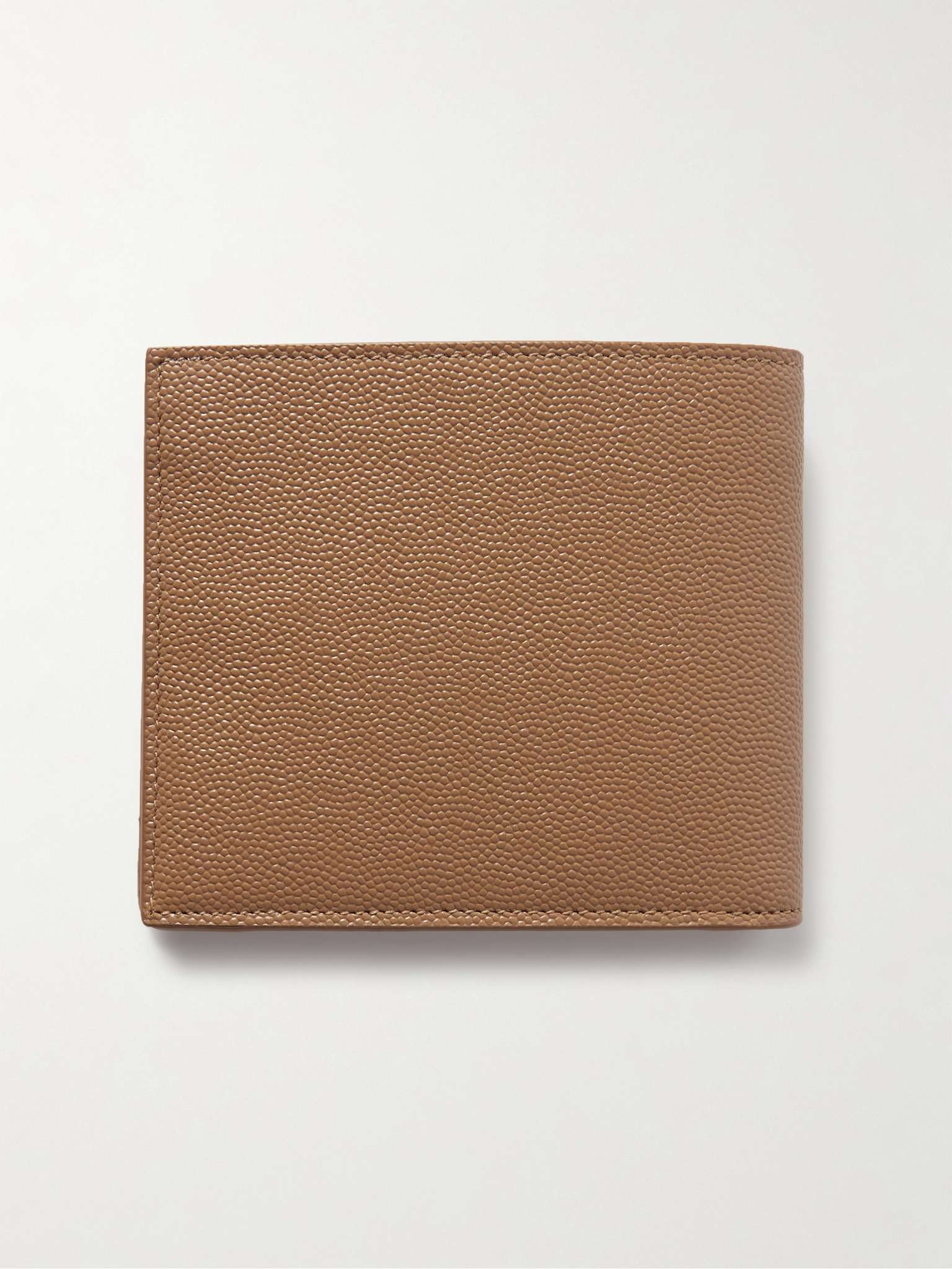 Logo-Print Pebble-Grain Leather Billfold Wallet - 3