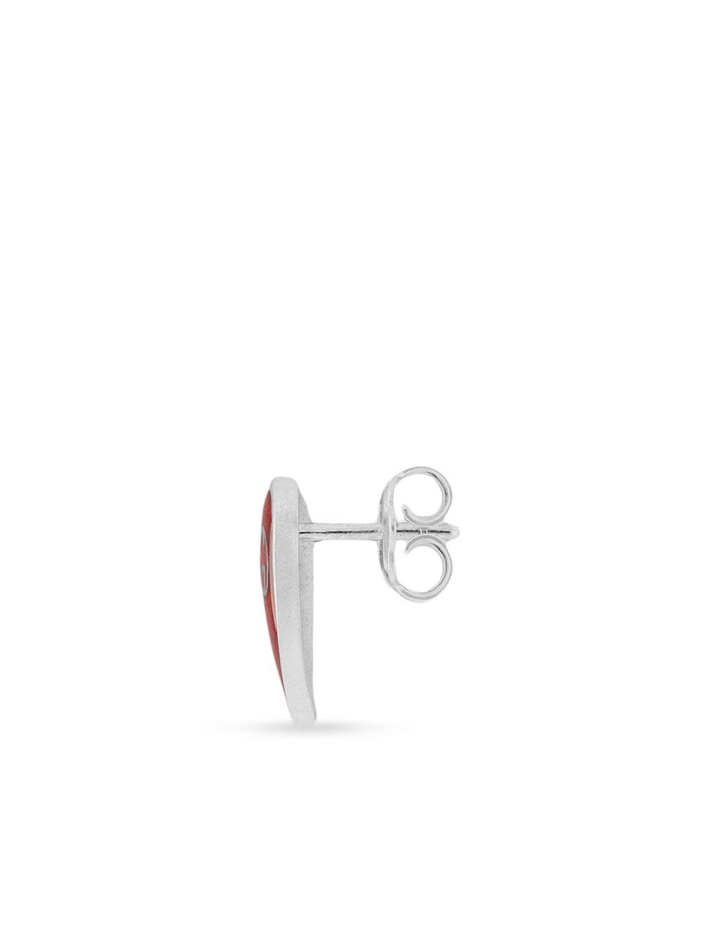 GG logo heart earrings - 3