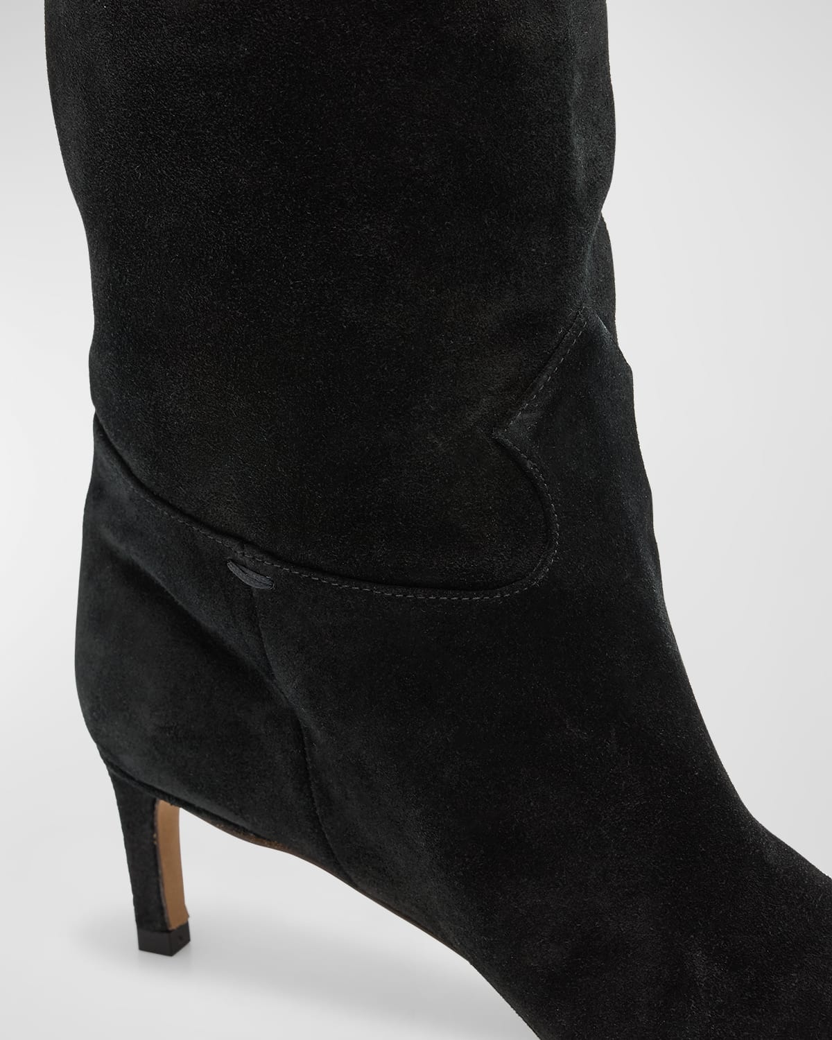 Carolina Slouchy Suede Over-The-Knee Boots - 4